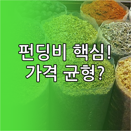 선물 가격 균형 메커니즘 펀딩비 정의..