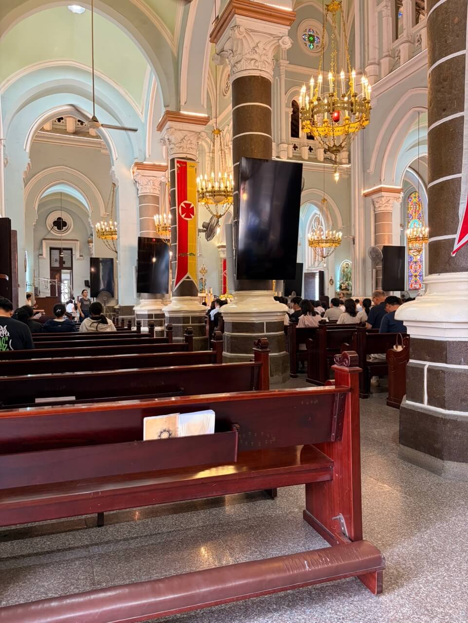 미사전 준비모습