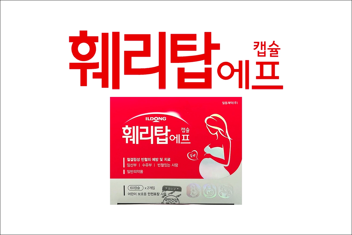 훼리탑 에프 캡슐 가격 효능 효과 부작용 빈혈약 철결핍성 빈혈