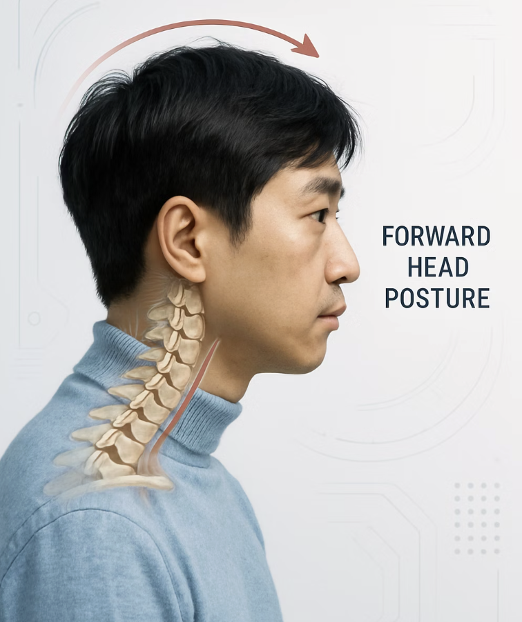 범인은 바로 '거북목'