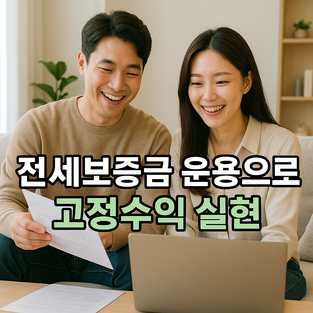 전세보증금 수익 상담