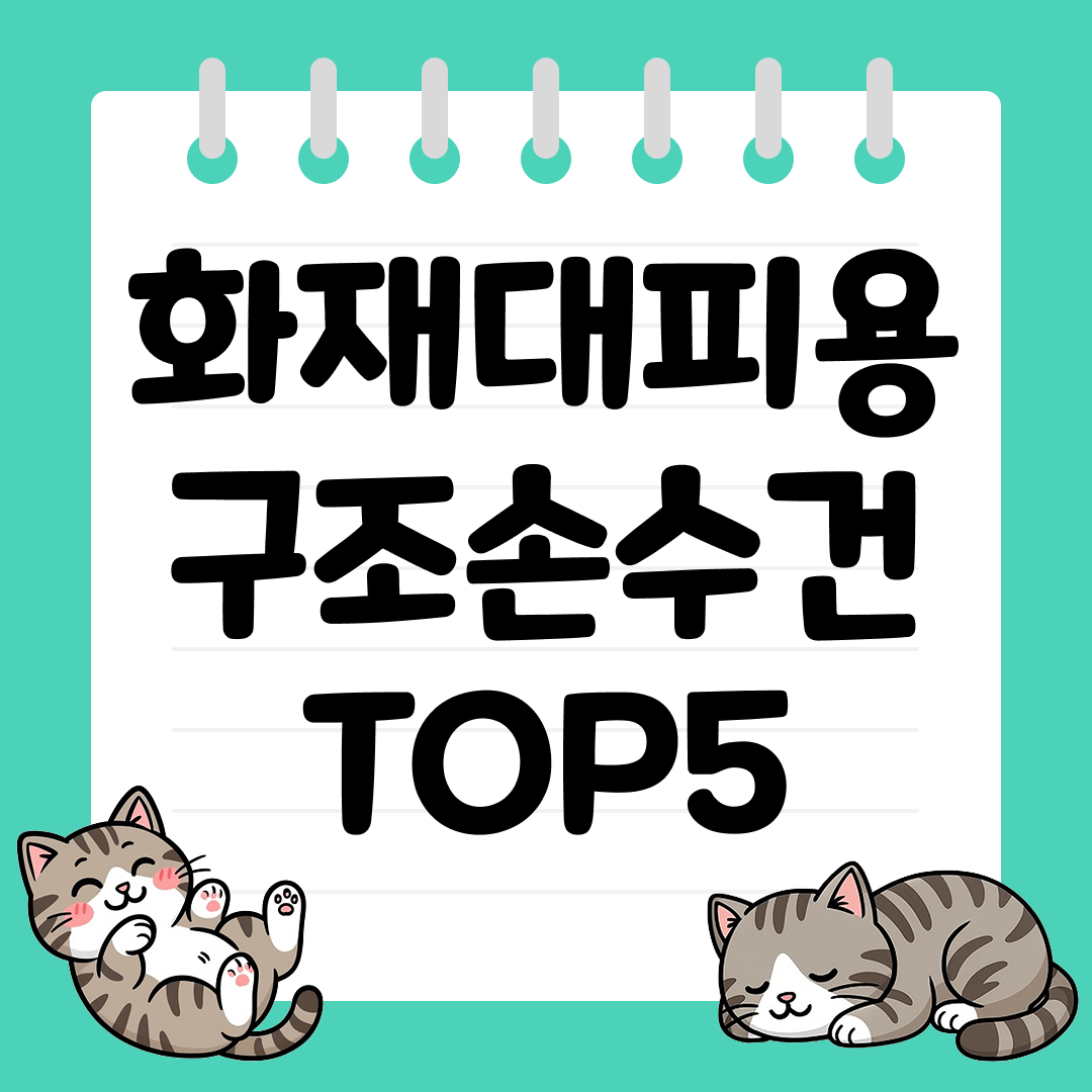 위급 상황에서 생명을 지켜주는 화재대피용 구조손수건 추천 TOP5