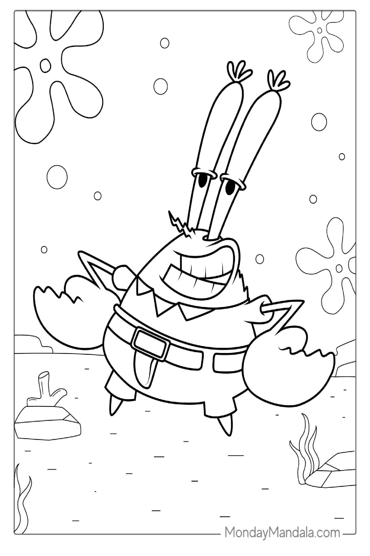 스폰지밥 색칠공부 도안