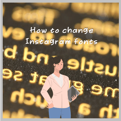 인스타그램글꼴바꾸는방법
