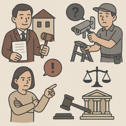 경매 취득물 CCTV 설치