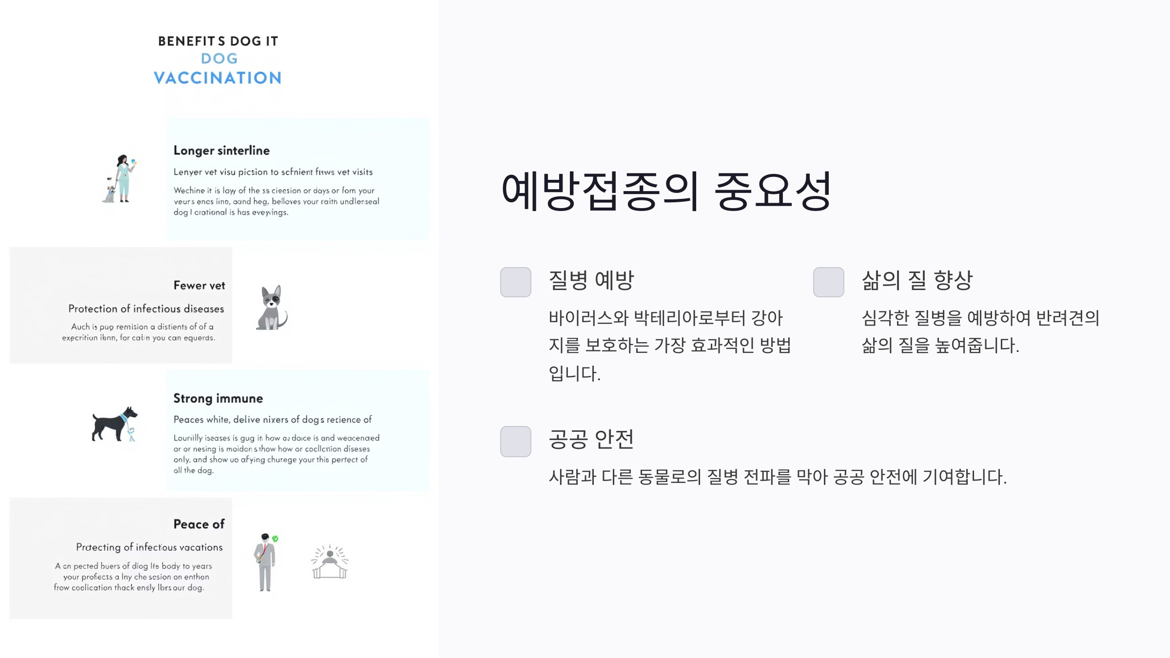 예방접종의 중요성