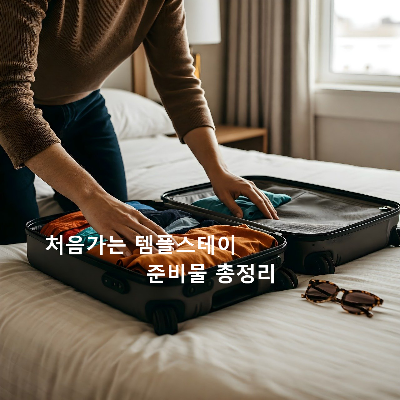 여행가방 준비