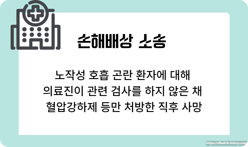 부정맥 진료 손해배상 소송