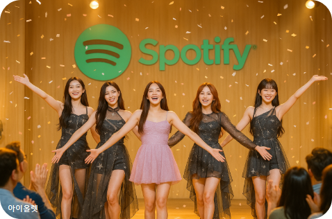 스포티파이 억대 곡 13번째 등극하다