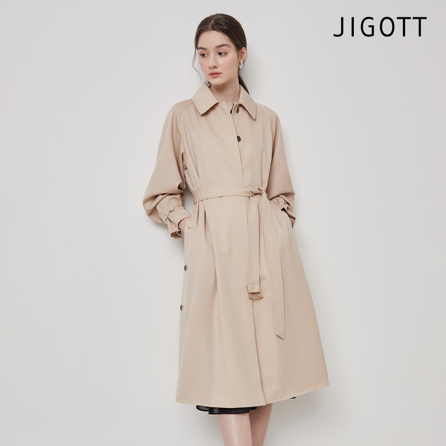 지고트 울 100 레글런 트렌치 코트 jm3a0tc90