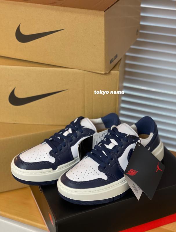 나이키 에어 조던 1 엘리베이트 로우 미드나잇네이비 화이트 DH7004-141 우먼스 220-290사이즈