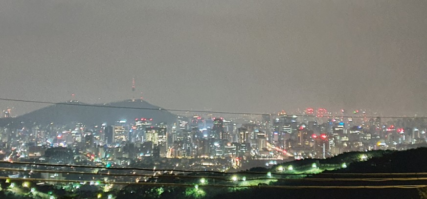 팔각정야경