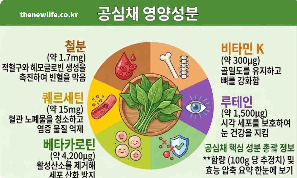 공심채 효능 영양성분