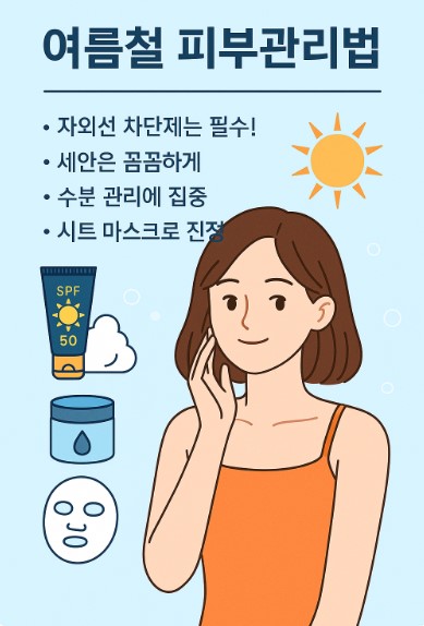 여름철 피부 관리