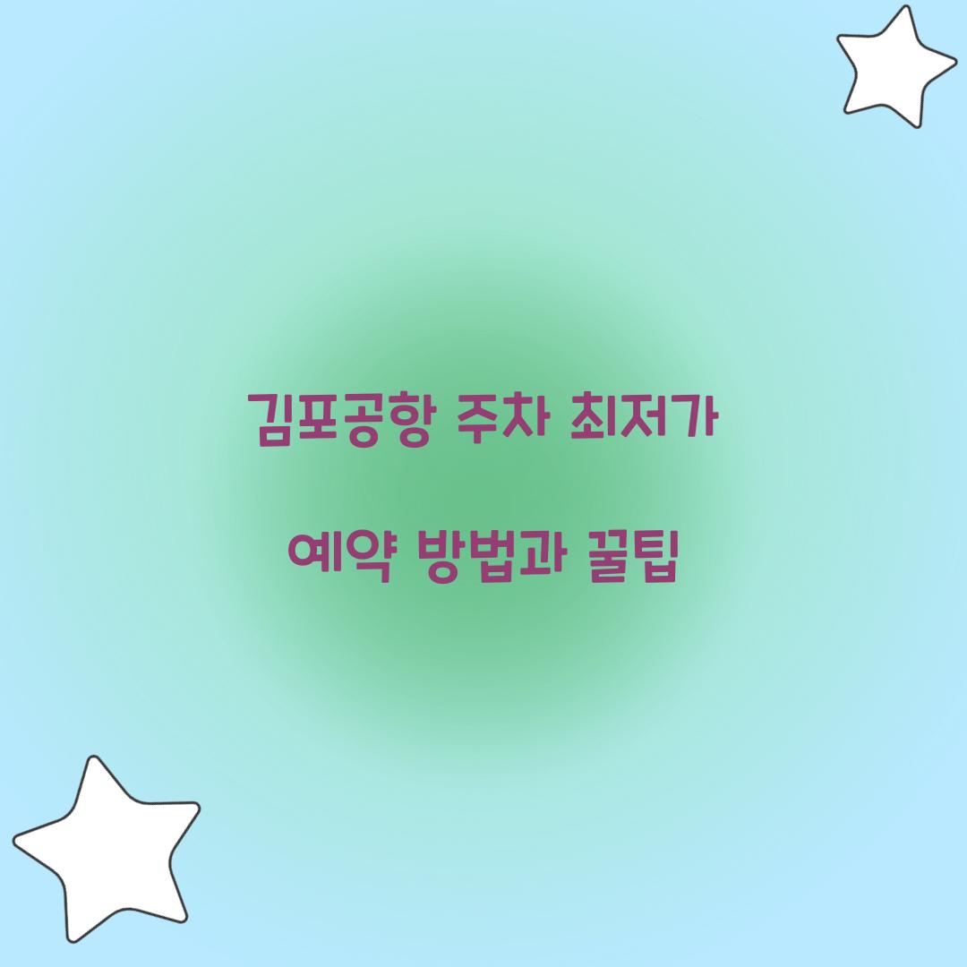 김포공항 주차
