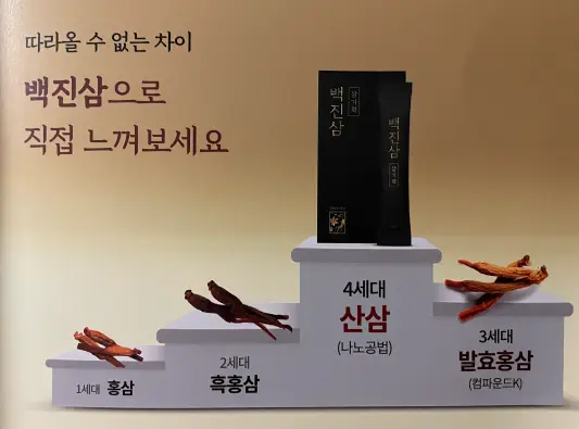 백진삼 삼기력은 홍삼보다 효능이 좋은 산삼을 원료로 하고 있음