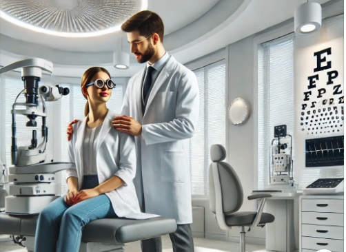 눈 건강 관리와 관련된 사진