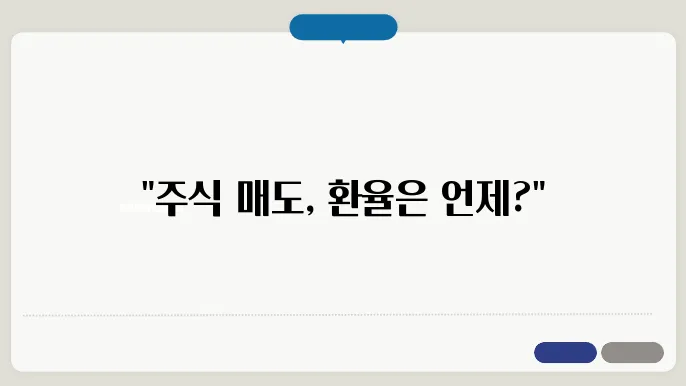 실시간 환율 정보 활용법