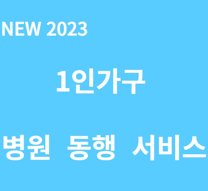 1인가구 병원동행서비스