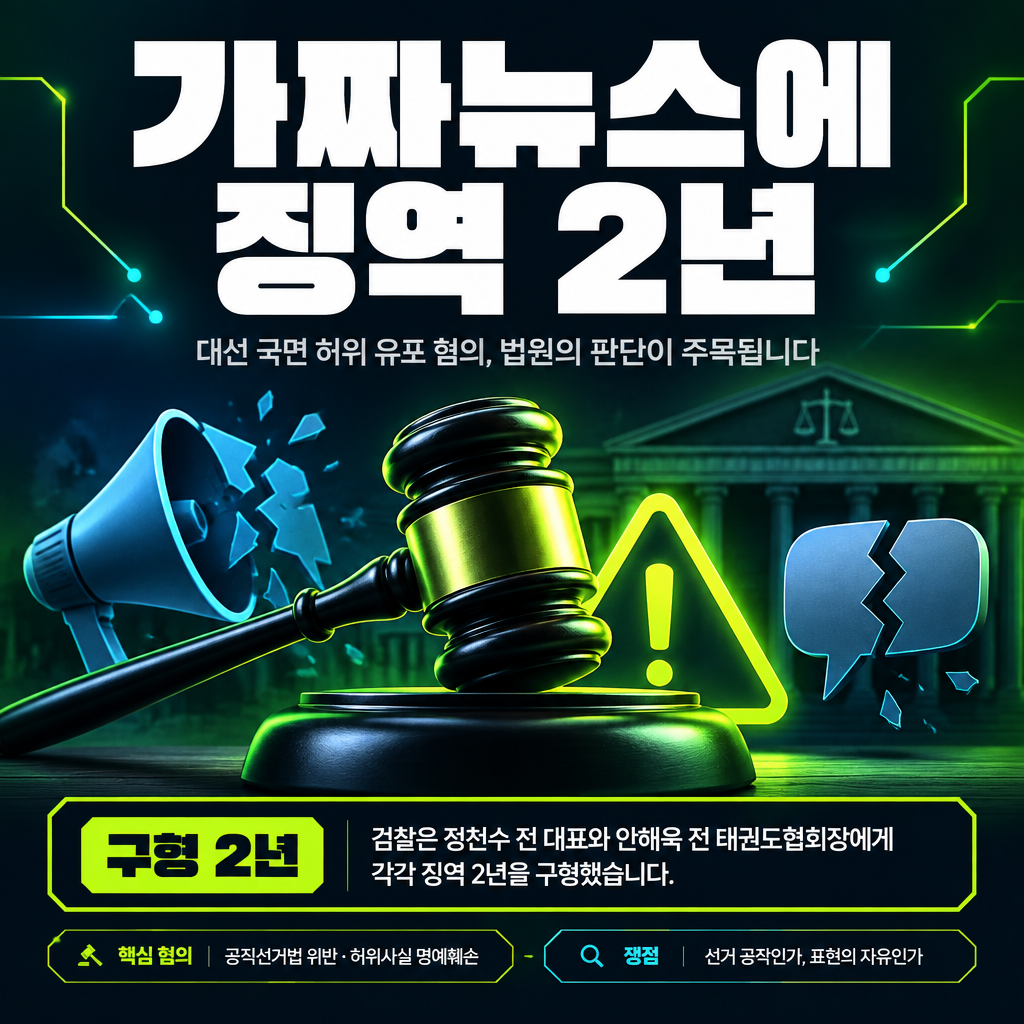 가짜뉴스에 징역 2년