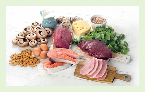 비타민 B2 급원식품의 이미지