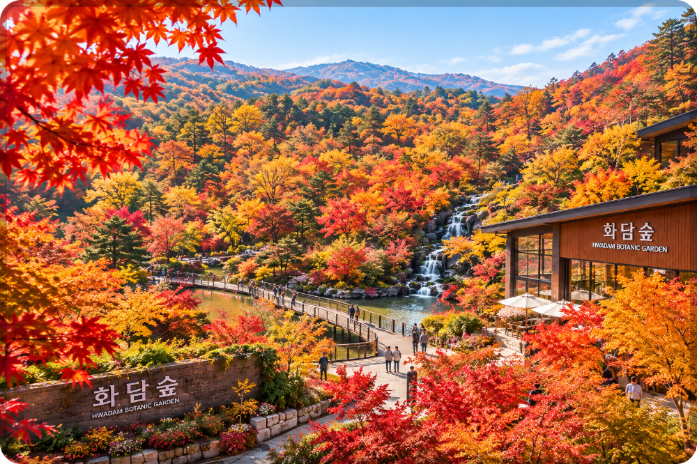 화담숲 ai 단풍 이미지