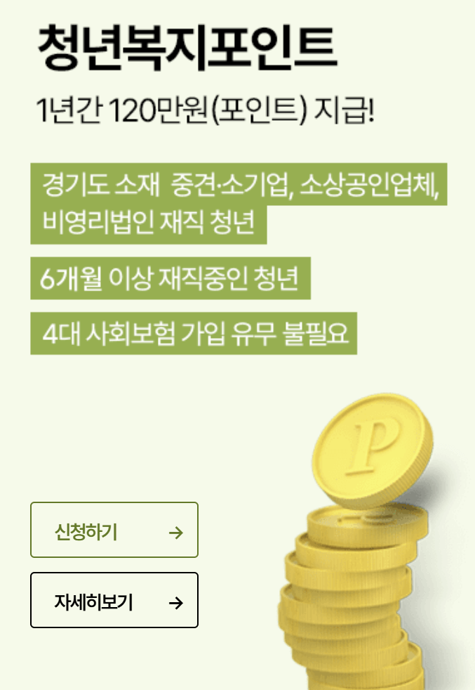 경기도 청년복지포인트