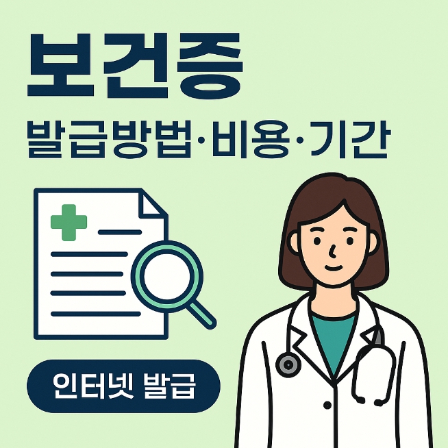보건증 발급방법