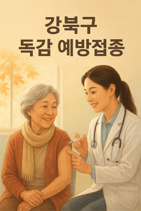 강북구 독감 예방접종 이미지