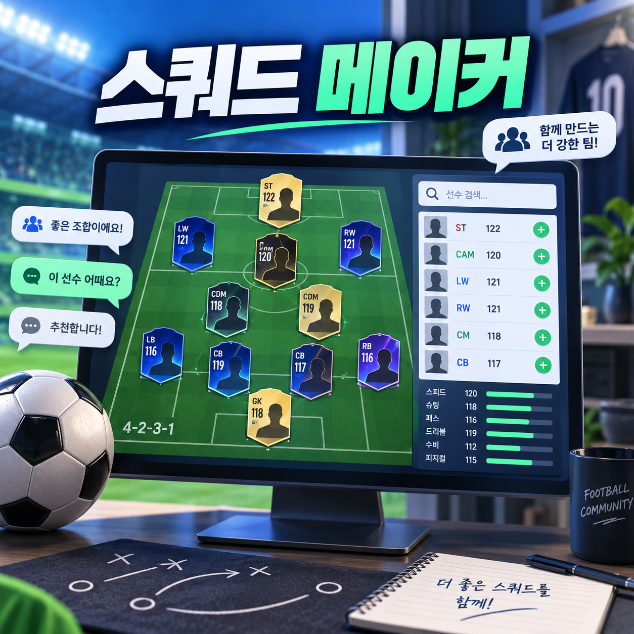 피파온라인4 인벤 커뮤니티 활용법과 스쿼드 메이커·선수 정보 탐색 가이드