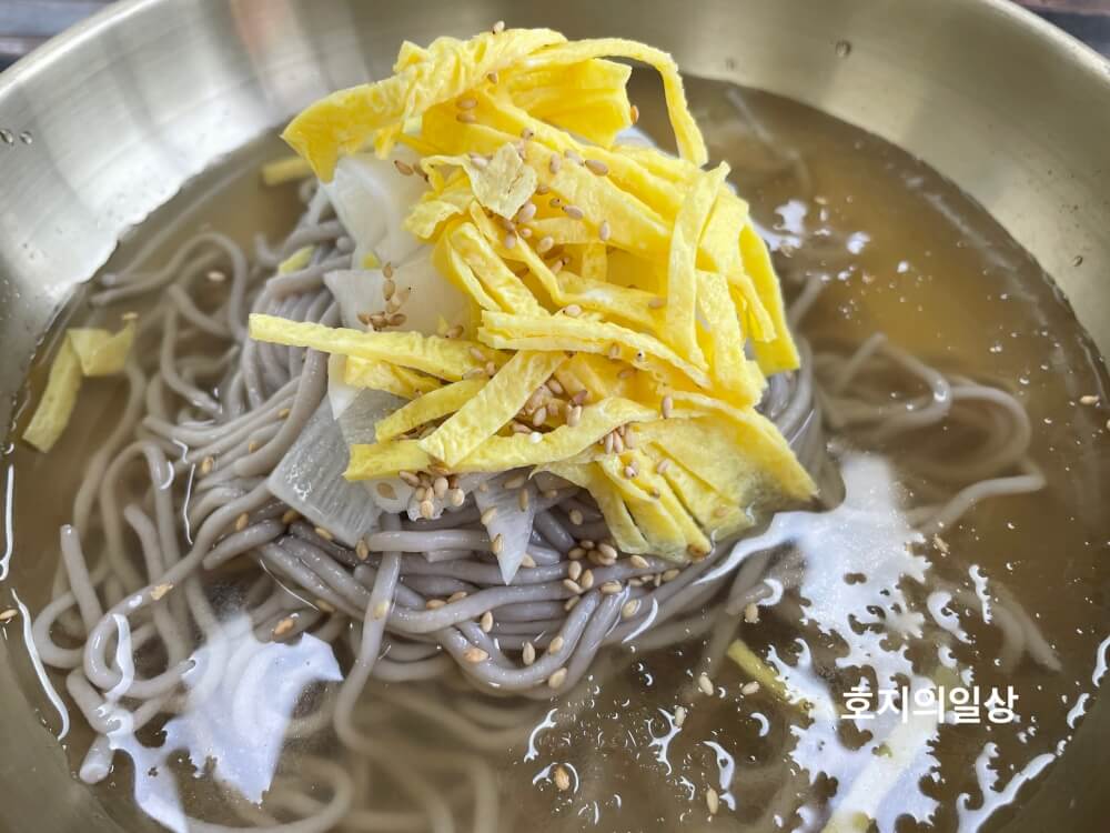 표선 메밀밭에 가시리 - 메밀 동치미 물냉면