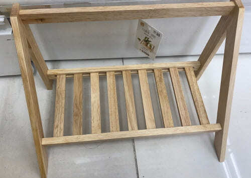 다이소-나무-선반