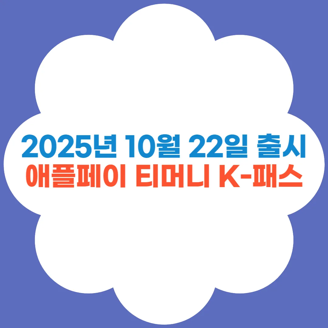 애플페이 티머니 k패스