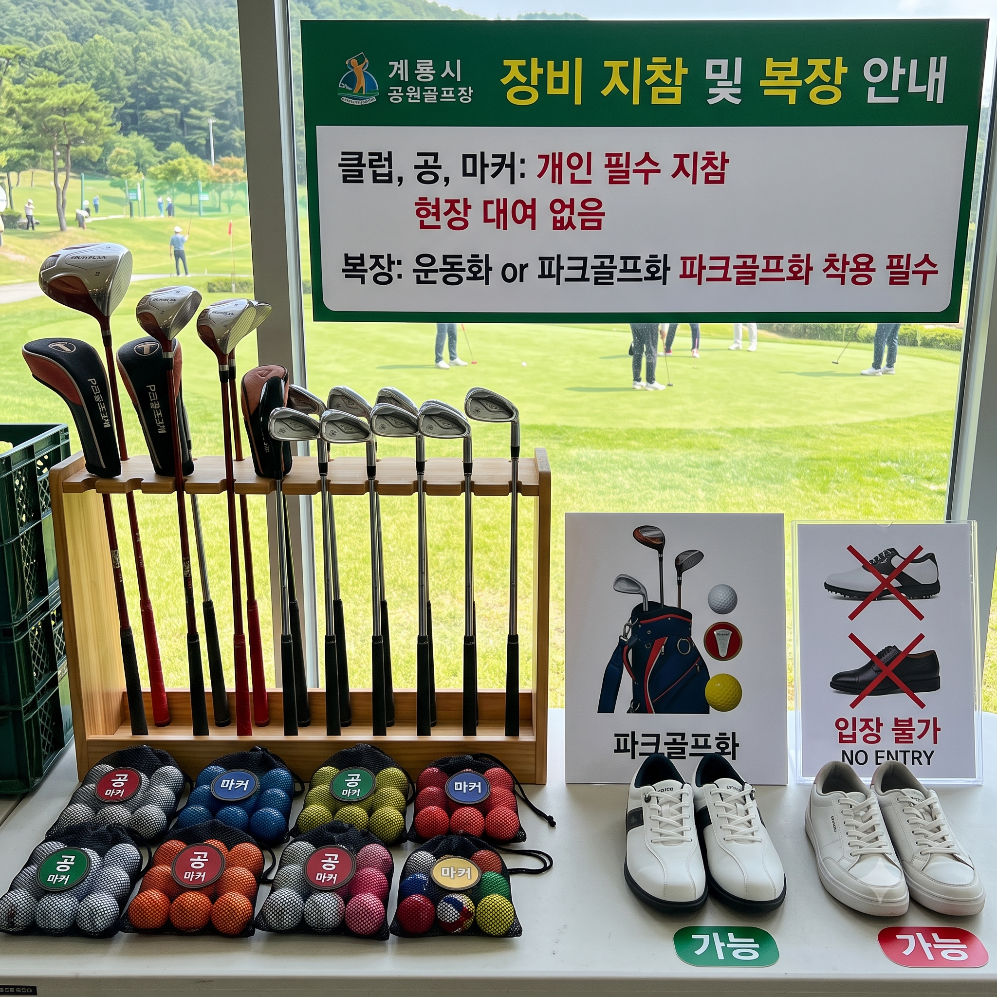 "36홀 공인 구장이 무료?" - 계룡시파크골프장 이용꿀팁 핵심정리 (위치, 코스, 이용시간, 예약방법 등)