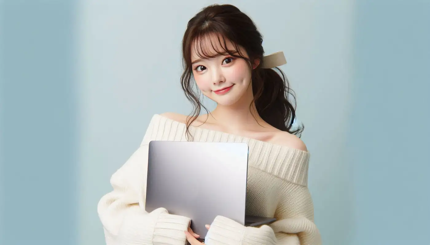 공매-사이트-종류를-알아보는-여성의-모습