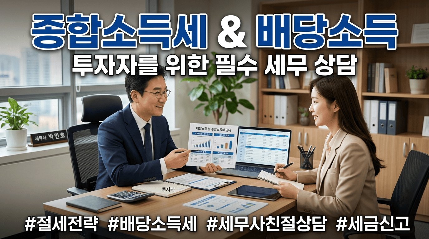 2026년 연봉+배당 1.3억이면 종합소득세 얼마나 나올까? 홈택스 종소세 신고 + 미국주식 외국납부세액 신고 방법 총정리