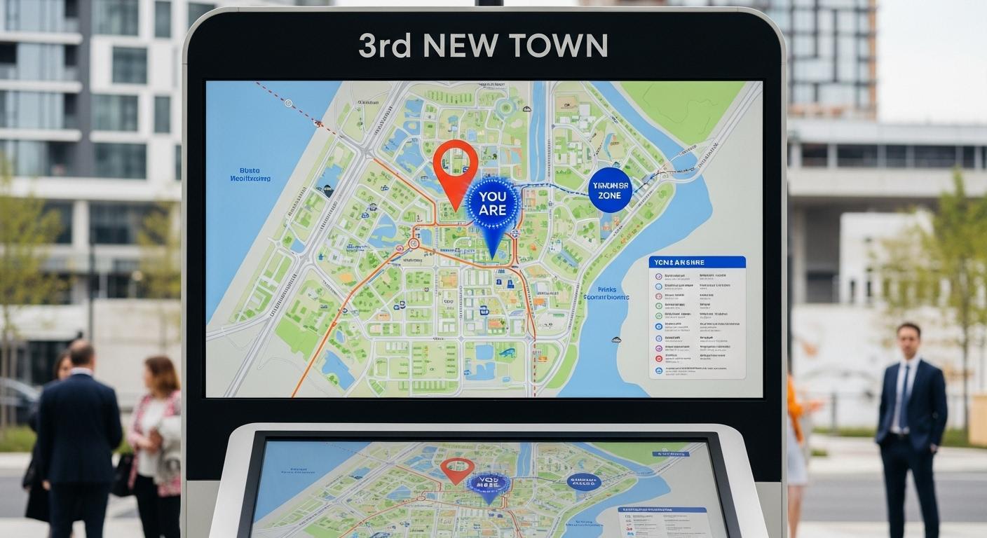 3기 신도시 위치도