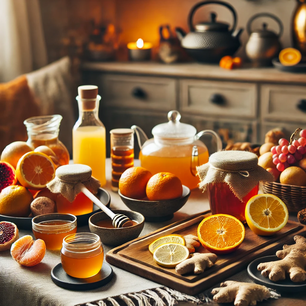 감기에 좋은 차와 음식