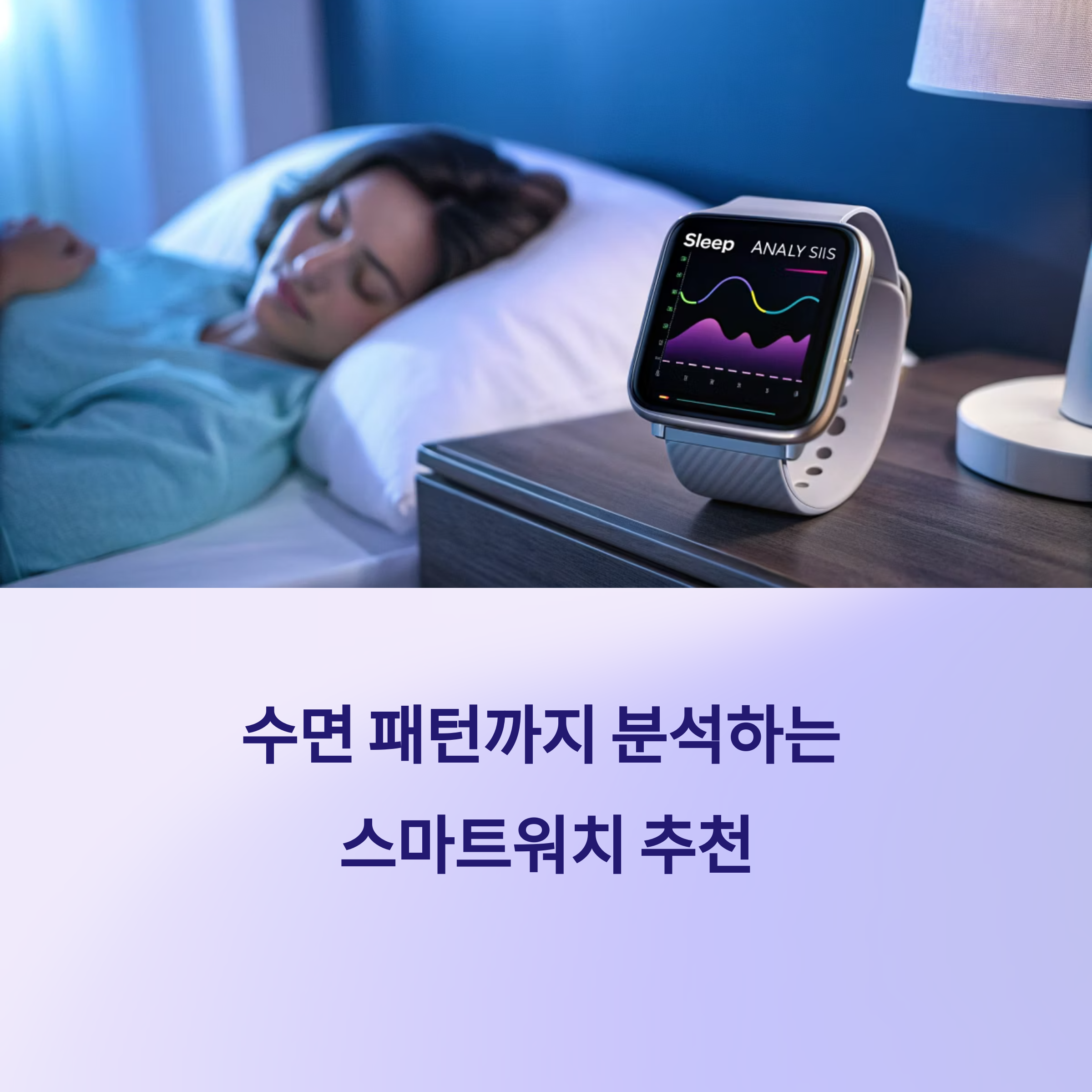 수면 패턴 분석하는 스마트워치