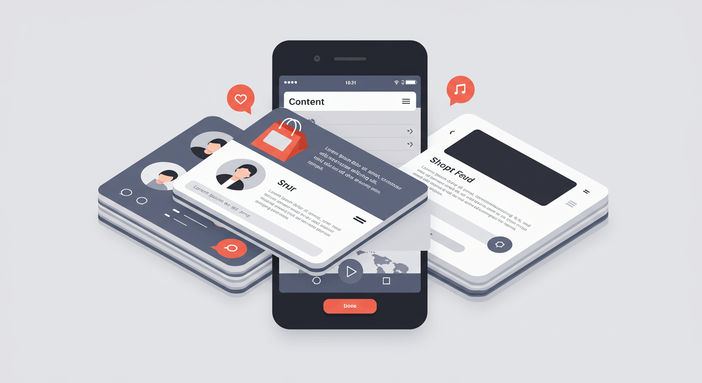 피드형 UI 도입: 변화의 중심