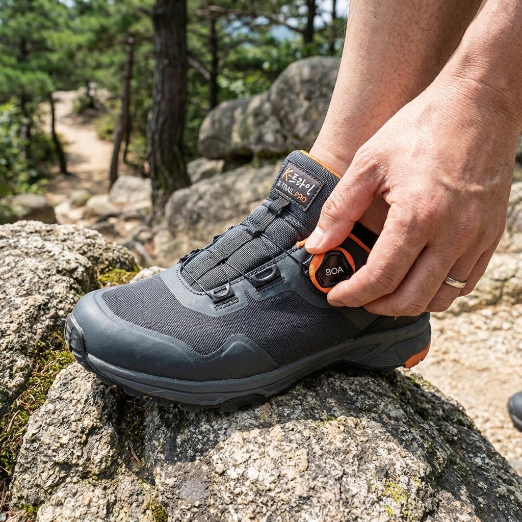 접지력 좋은 가벼운 등산화