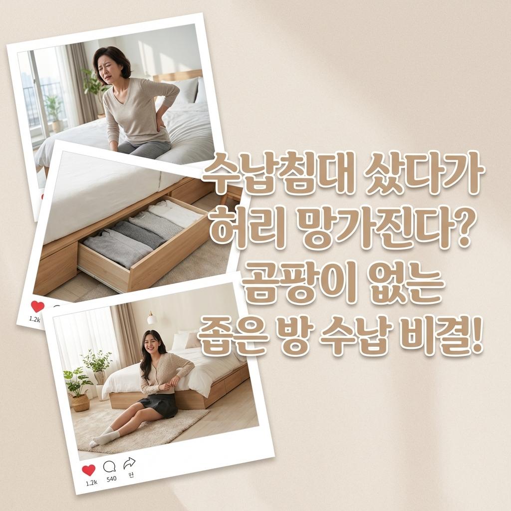 최화정도 고집한 수납 침대 단점, 5060 요통 해결하는 좁은 방 필수템 팁