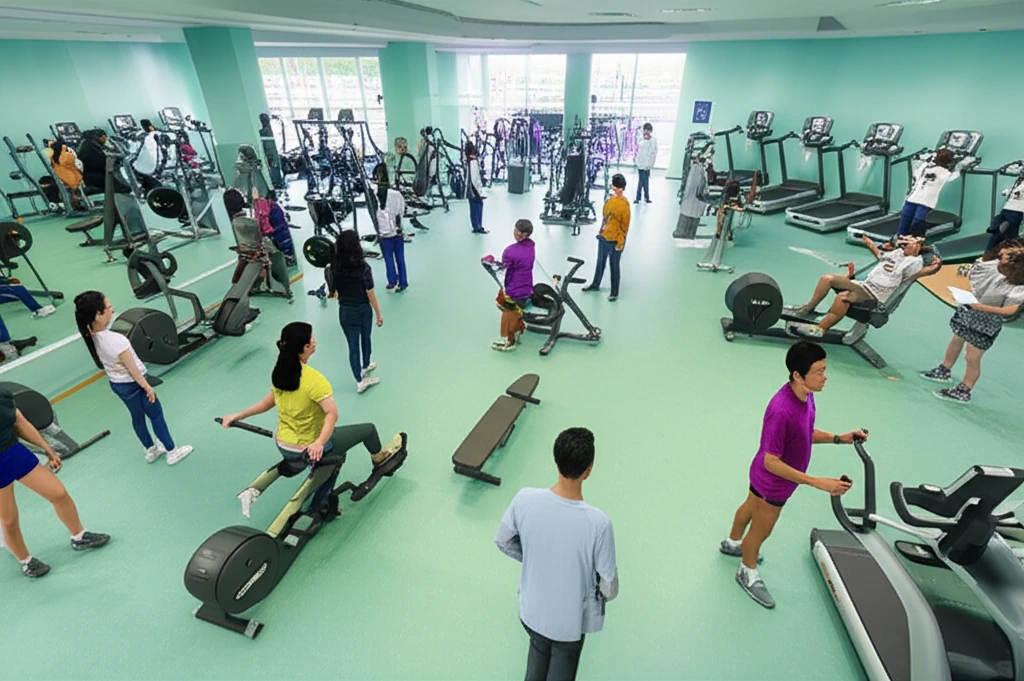 2025년 보훈재활체육센터 체력단련실..