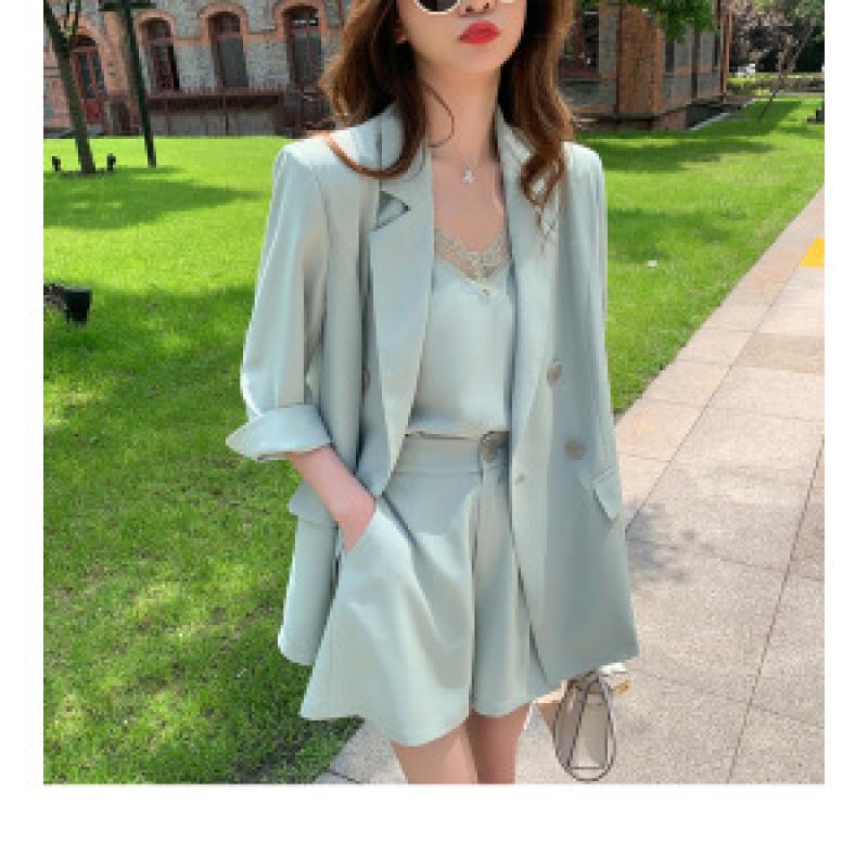 여름 여성 반바지 수트 정장세트 하객 결혼식