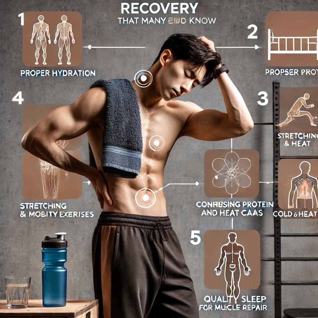 근육통을 겪는 남자 이미지