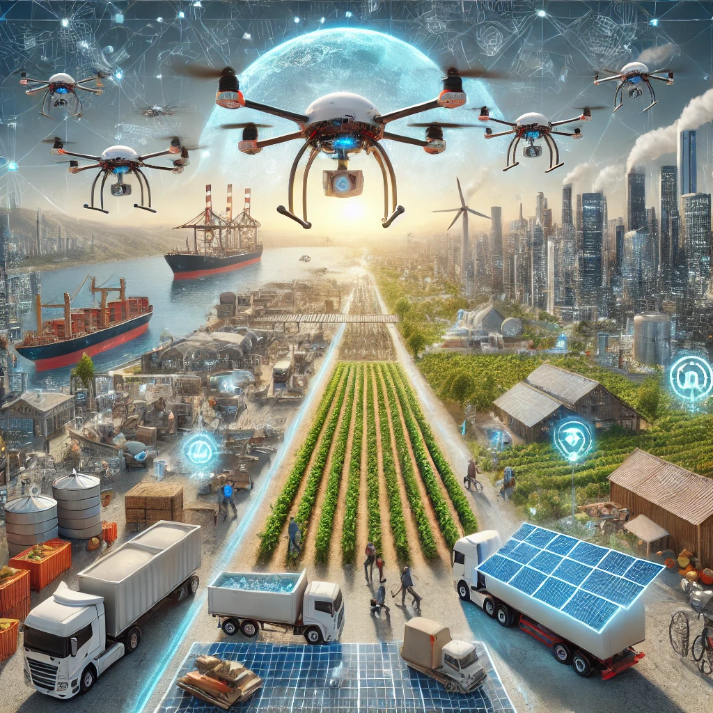 드론이 세계경제에 미치는 영향에 대한 사진