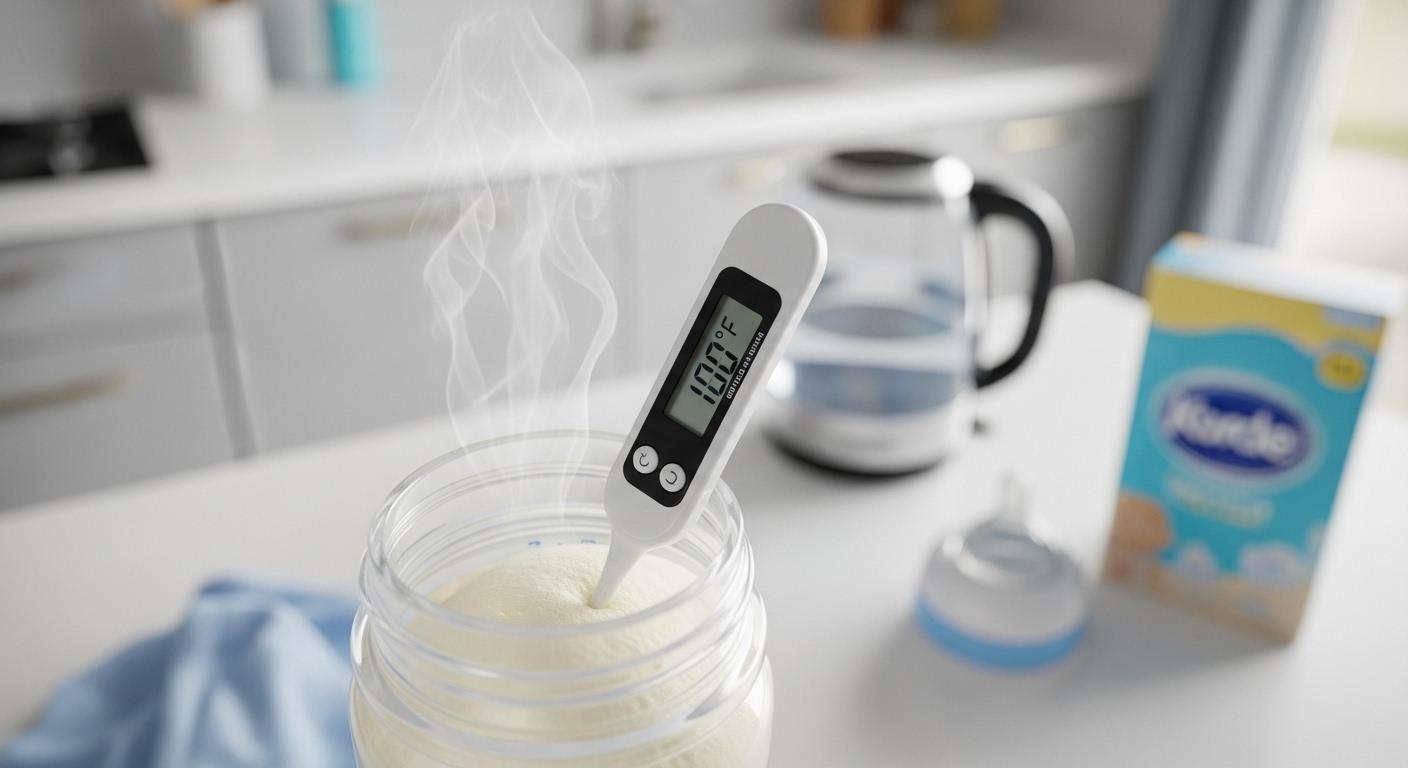 아기 분유 물온도