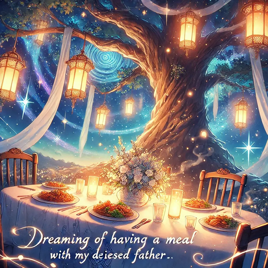 돌아가신 아버지와 식사하는 꿈