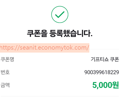 출처 : 내핸드폰. 네이퍼페이 쿠폰등록완료
