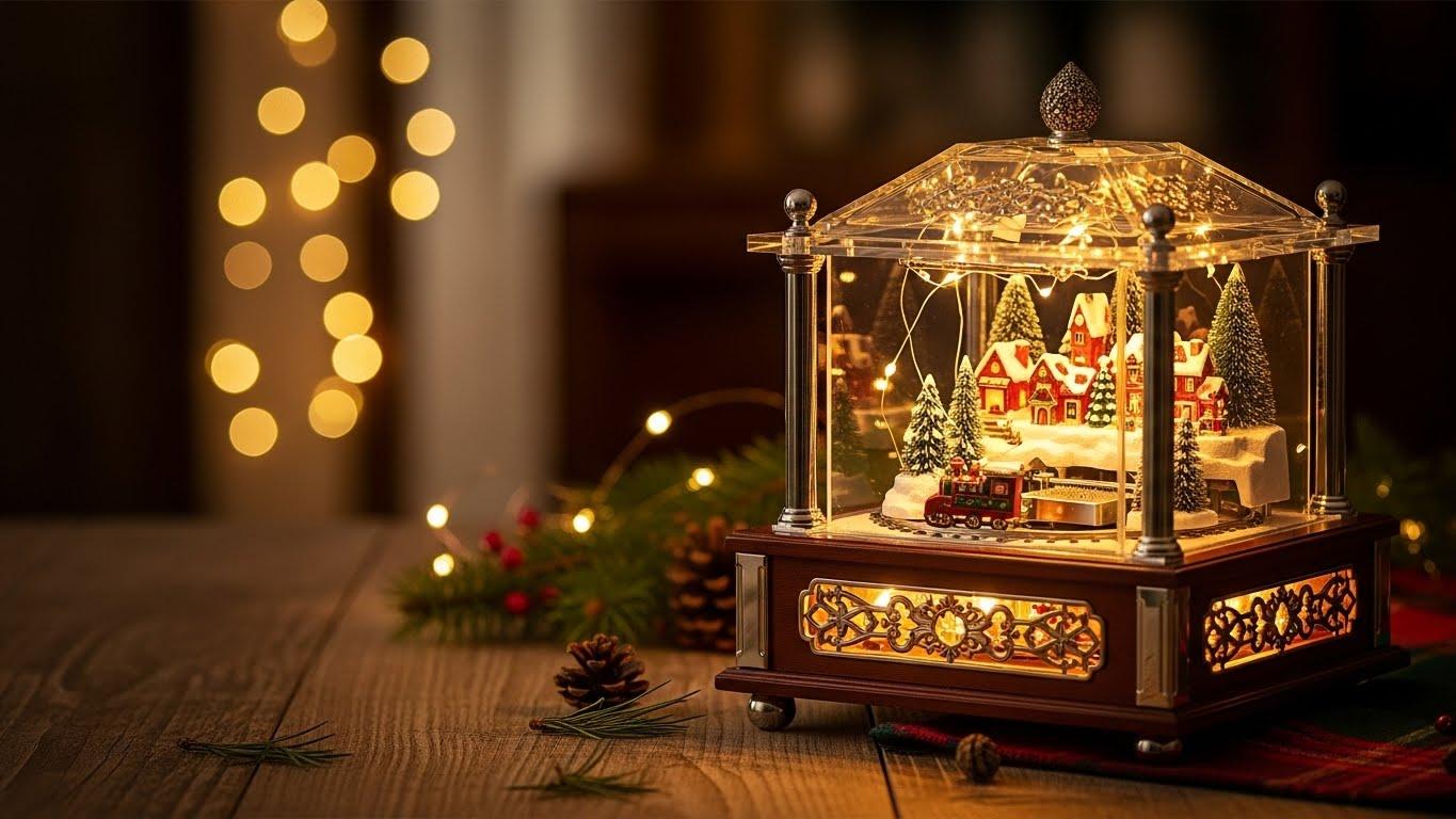 크리스마스 led 오르골